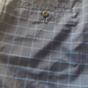 Ben Hogan Mens Jules Alexander Golf Shorts Peacoat Blue Plaid 36W New With Tags